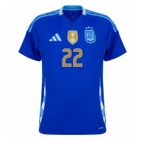 Pánský Fotbalový dres Argentina Lautaro Martinez #22 Copa America 2024 Venkovní Krátký Rukáv